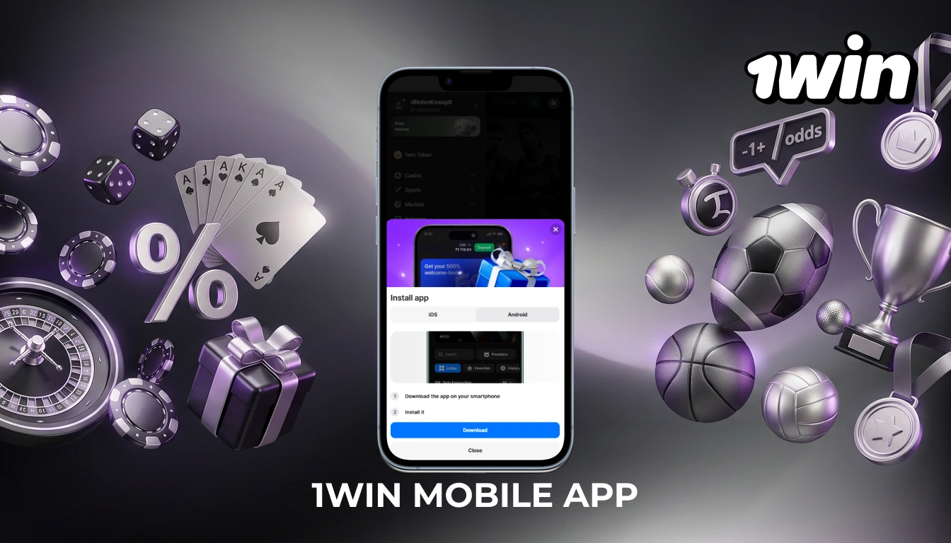 1Win mobile app for Android and iOS for Indian players
